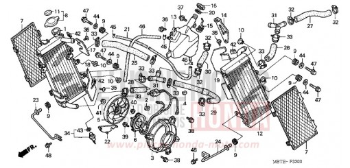 RADIATEUR XL1000V2 de 2002